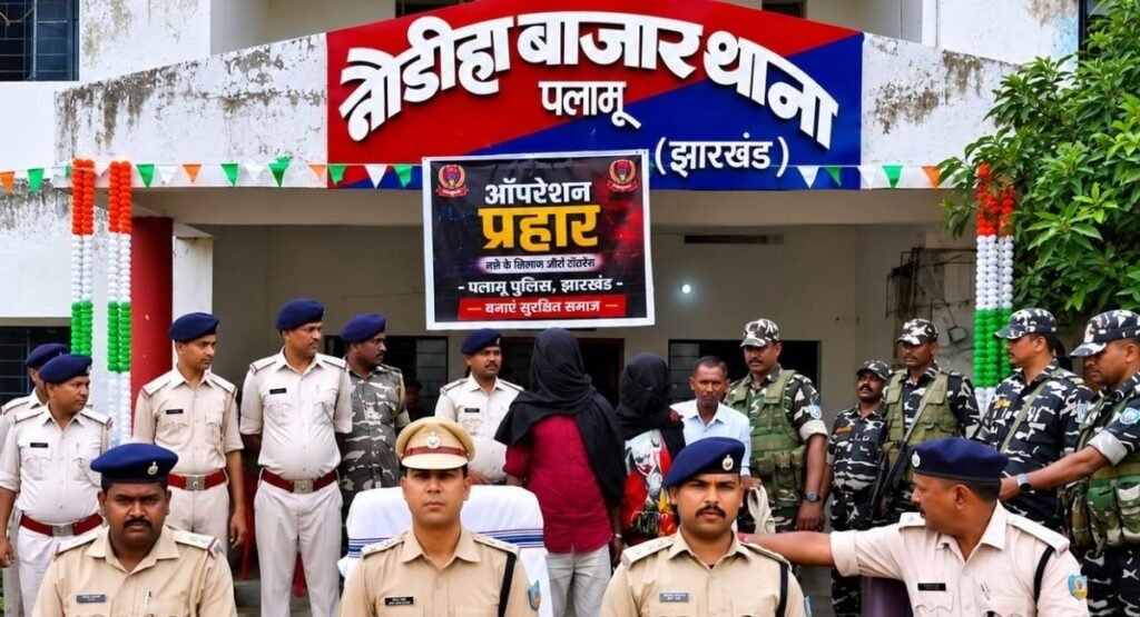 ऊपर से डाब, अंदर 443 किलो गांजा! पलामू में तस्करों की तरकीब ने पुलिस को चौंकाया