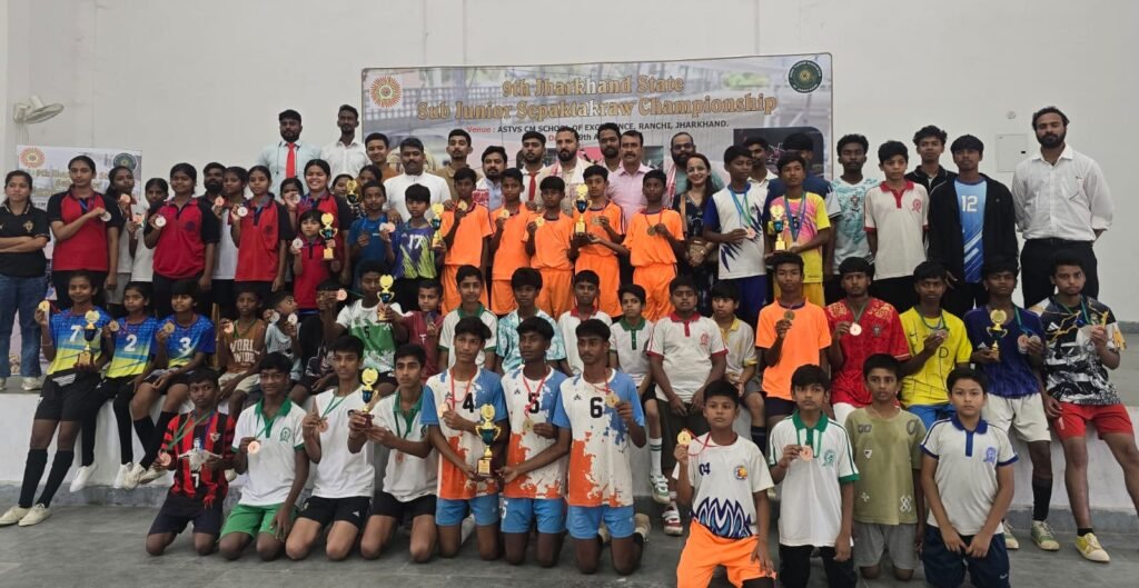 सेपक टकरा में झारखंड की नई प्रतिभाओं का जलवा, राज्य स्तरीय मुकाबले में दिखा शानदार खेल