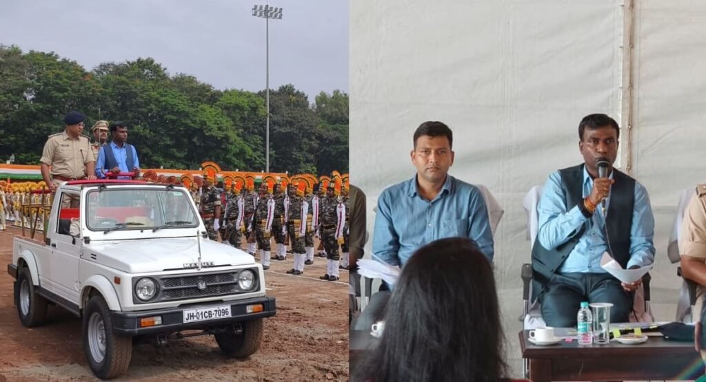मोरहाबादी मैदान में स्वतंत्रता दिवस समारोह का फुल ड्रेस रिहर्सल, सुरक्षा व्यवस्था परखी