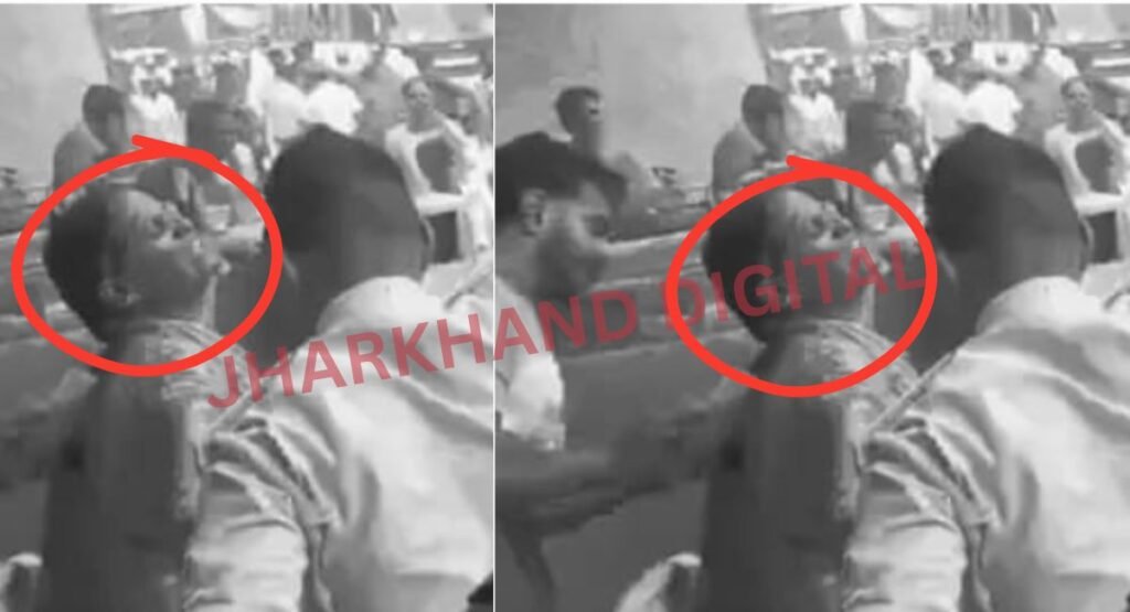 JHARKHAND DIGITAL EXCLUSIVE: कोर्ट के आदेश पर कब्जे की कार्रवाई, पेट्रोल और माचिस से महिला ने लगाई देह में आग