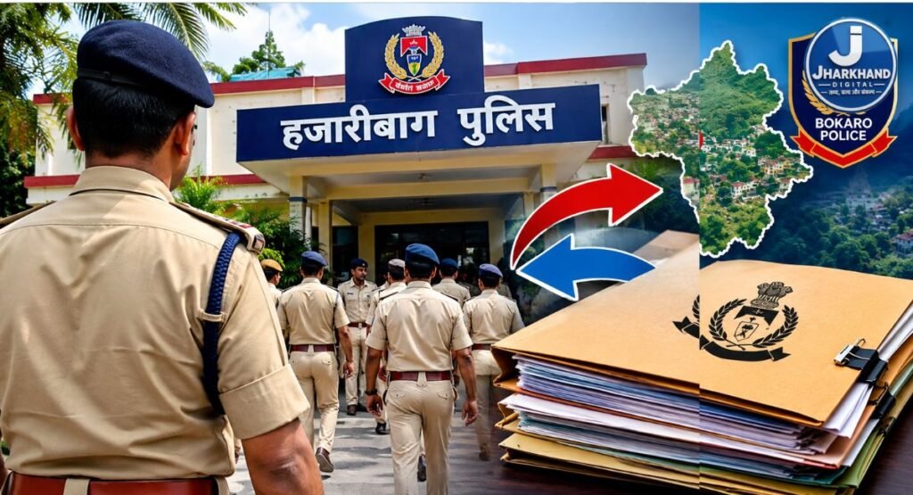 झारखंड के दो बड़े जिलों में पुलिस महकमे में बड़ा फेरबदल, बोकारो में 24 तो हजारीबाग में 207 अधिकारियों का तबादला
