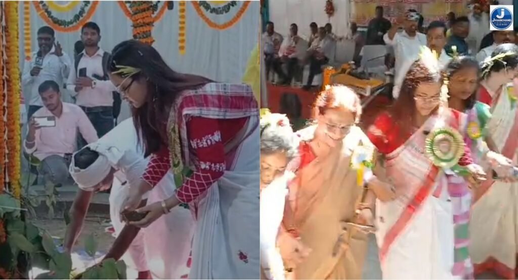रांची विश्वविद्यालय के अखड़ा में करम की धूम, मंत्री शिल्पी नेहा तिर्की बोलीं- प्रकृति से जुड़ने का पर्व है करम