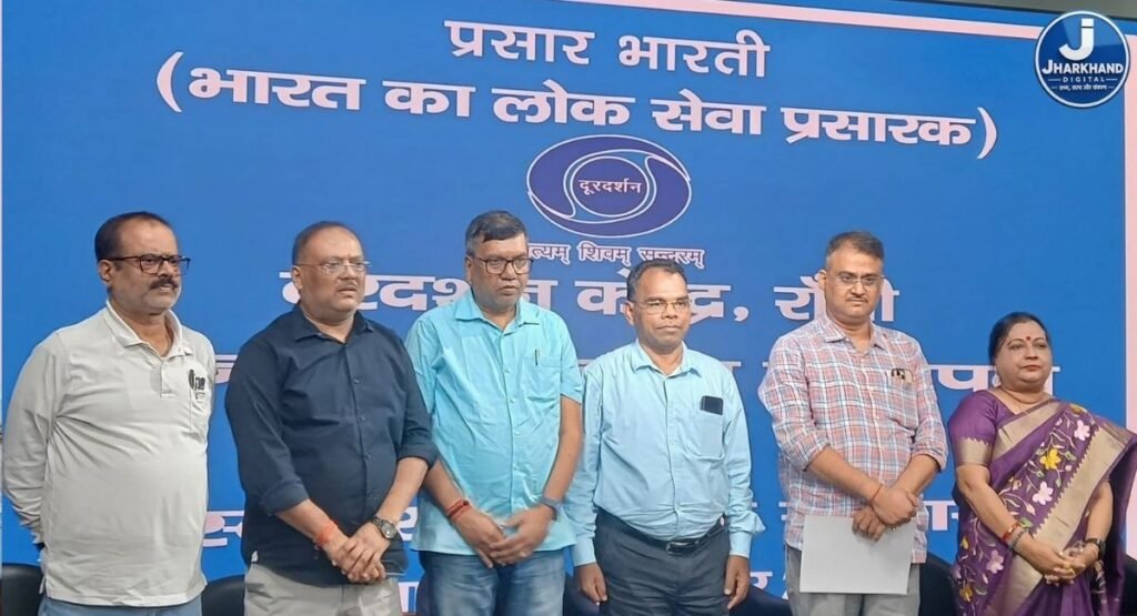 दूरदर्शन केंद्र रांची में हिंदी पखवाड़ा का समापन, विजेता प्रतिभागियों को किया गया सम्मानित
