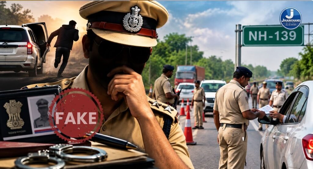 फर्जी IPS ने पुलिस को ही लगाया ड्यूटी पर, NH-139 पर कराई चेकिंग