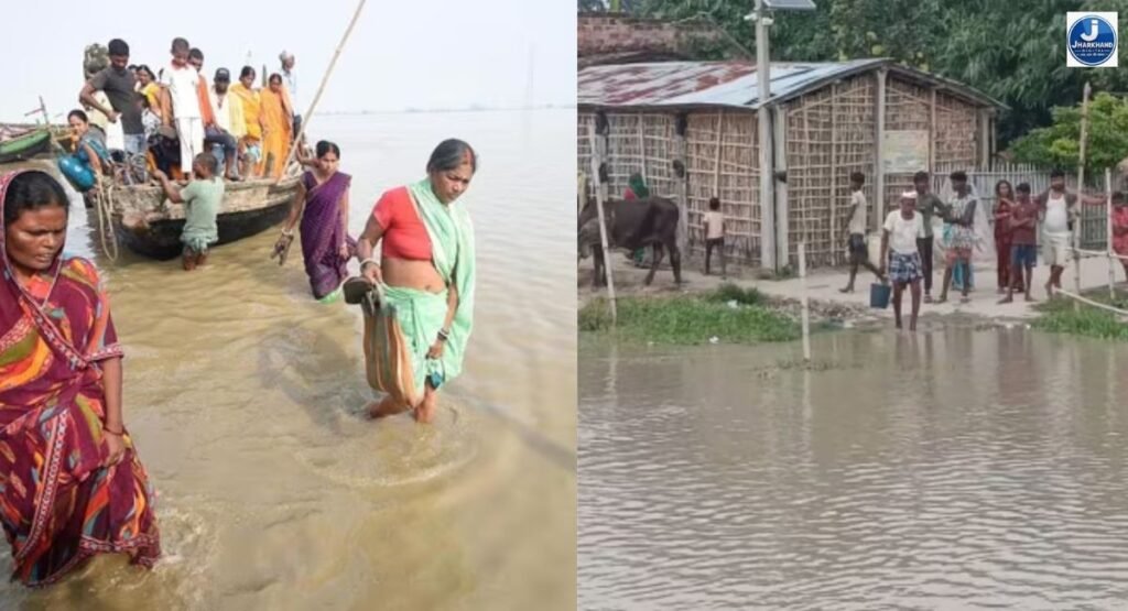 बिहार में बाढ़ की मार, 17 जिलों की 1050 ग्रामीण सड़कें तबाह