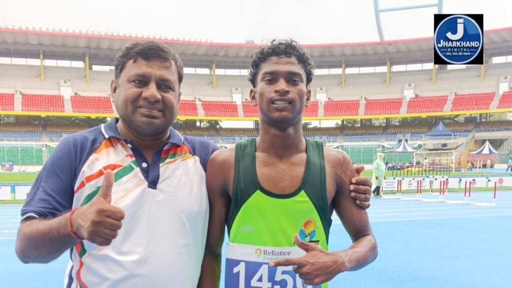 झारखंड के एमानुएल किस्कू ने रचा इतिहास, 80 मीटर हर्डल्स में राष्ट्रीय रिकॉर्ड के साथ जीता गोल्ड