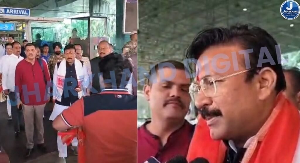 रांची पहुंचे भाजपा के राष्ट्रीय संगठन महामंत्री गजेंद्र सिंह पटेल, 24-25 अक्टूबर की कार्यसमिति बैठक पर मंथन