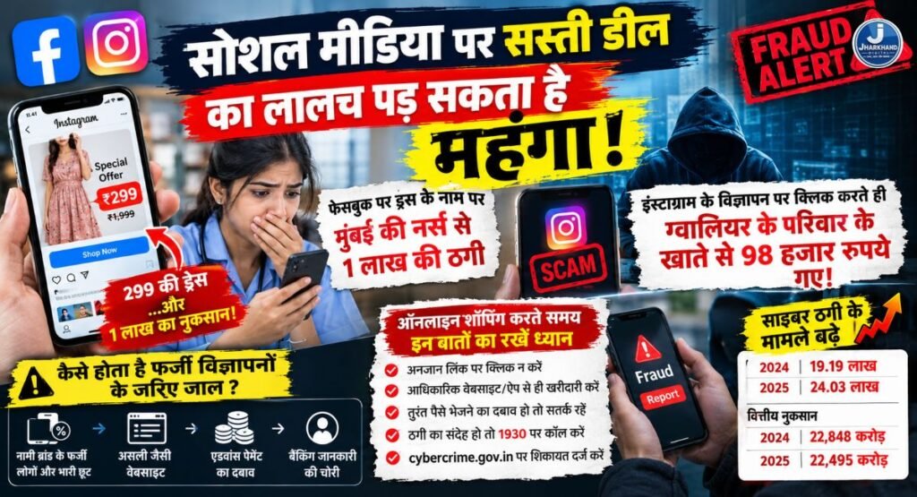 Facebook और Instagram पर विज्ञापन देखकर न करें जल्दबाजी! ₹299 की ड्रेस के चक्कर में नर्स ने गंवाए 1 लाख