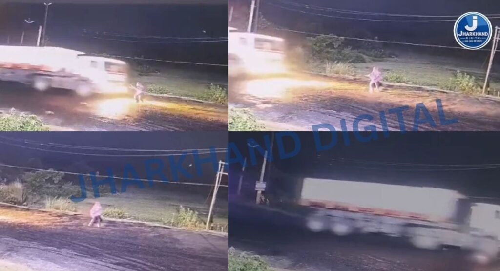तड़के सुबह हजारीबाग में ‘मौत का पहिया’ बना 18 चक्का…मौके पर ही मौत