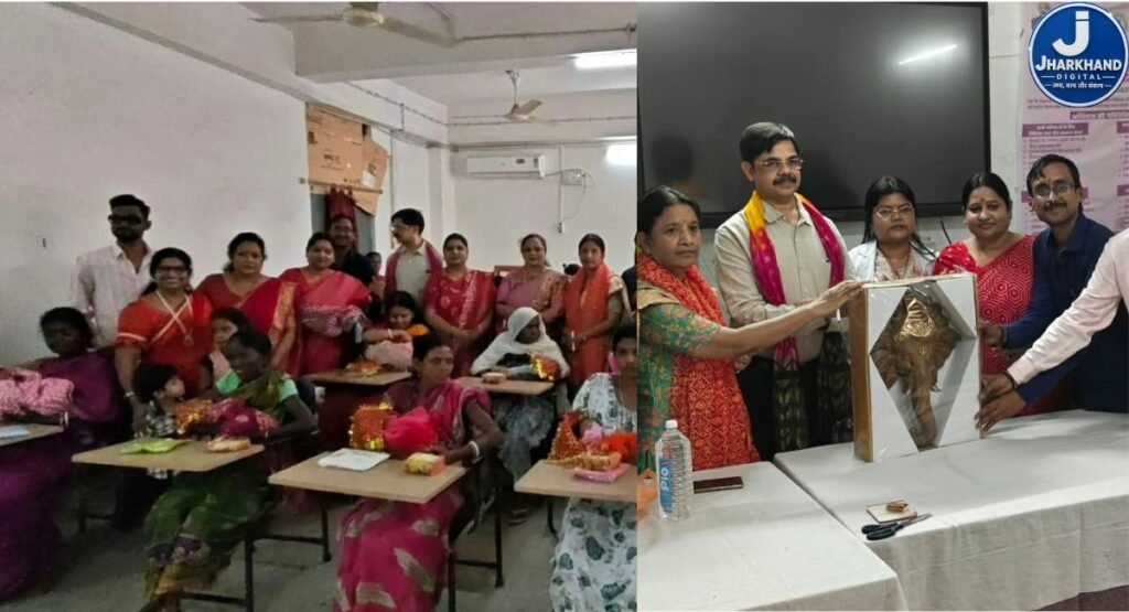 धनबाद में 51 नवजात कन्याओं का पूजन, नवरात्रि पर बेटियों के सम्मान का दिया संदेश
