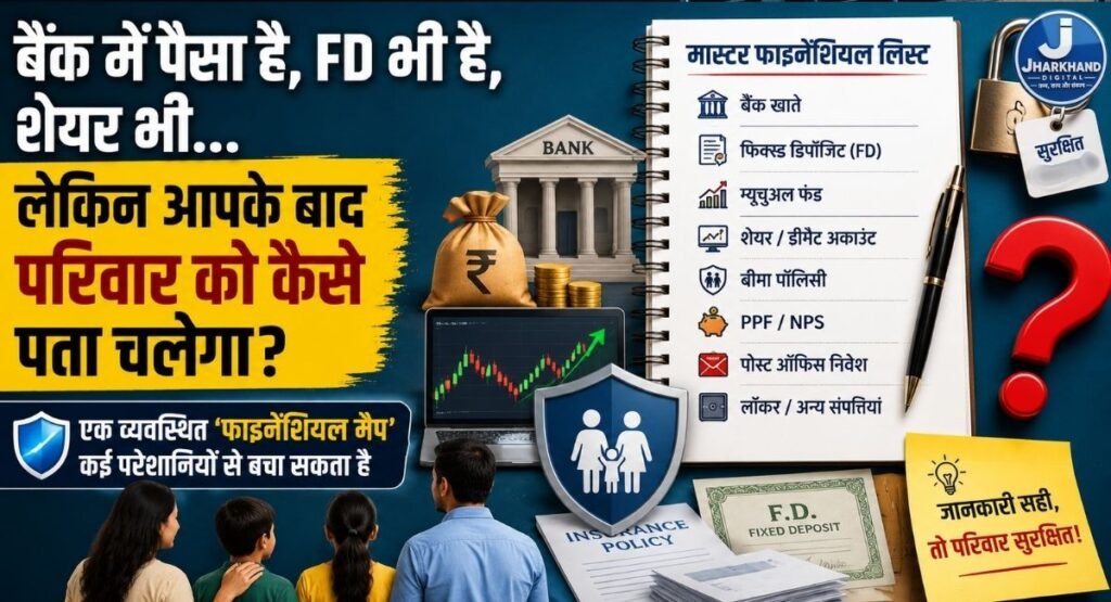 बैंक में पैसा है, FD भी है, शेयर भी… लेकिन आपके बाद परिवार को कैसे पता चलेगा?